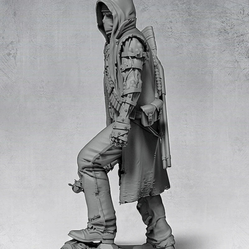 1/35 Modern Infected Gangster, Resin Model Figure Kit, Unassembled and Unpainted