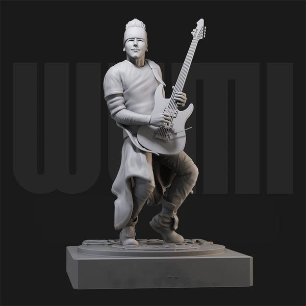 1/18 Rock Singer Musician, 6 Figures, Resin Model Figure Kit, Historical Theme, Unassembled and Unpainted