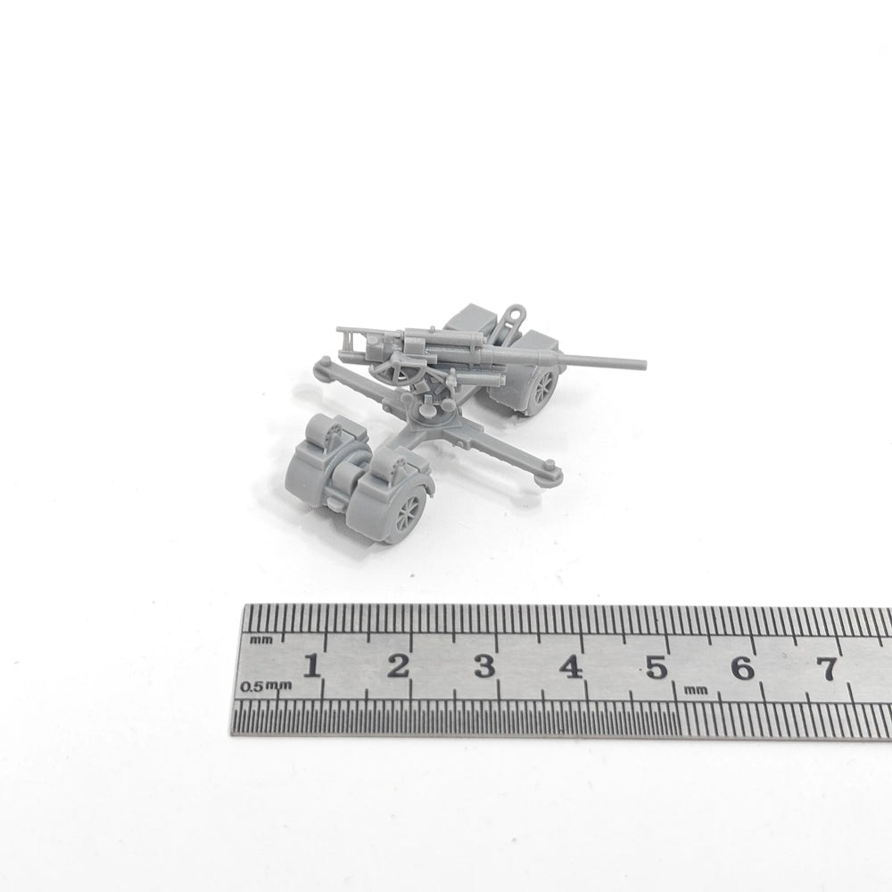 1/144 WWII Flak-36 88mm Anti-Aircraft Gun, Resin Model Vehicle Kit, Unassembled and Unpainted