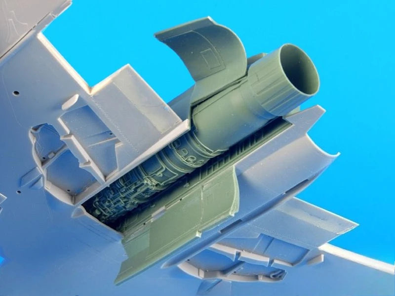 1/48 Vietnam War F-4J Phantom Engine, Resin Model Aircraft Kit, Unassembled and Unpainted