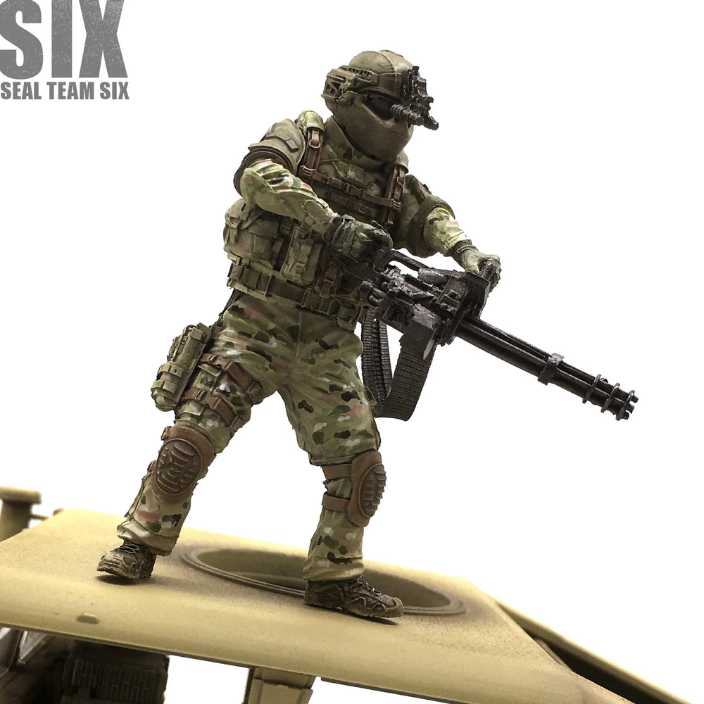 1/35 Modern Navy SEAL, 4 Figures, Resin Model Figure Kit, Unassembled and Unpainted