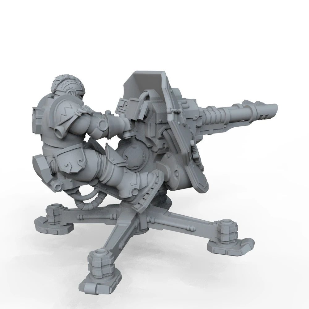 1/35 WWII Anti-Tank Gun, 2 Figures, Resin Model Vehicle Kit, Unassembled and Unpainted