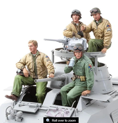 1/16 WWII US Anti-Aircraft Gun Crew, Resin Model Figure Kit, Anime Theme, Unassembled and Unpainted