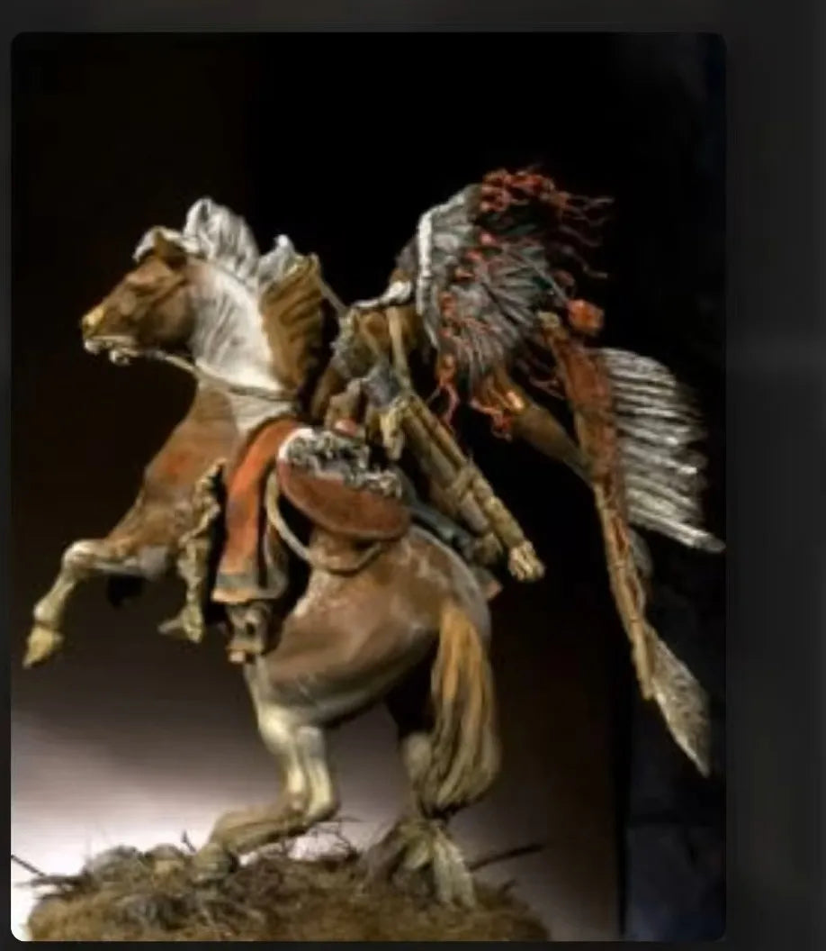 90mm Character Busts, 2 Figures, Resin Model Bust Kit, Fantasy Theme, Unassembled and Unpainted