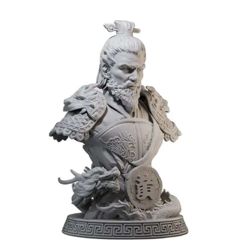 1/10 Ancient Three Kingdoms Generals, 6 Figures, Resin Model Bust Kit, Unassembled and Unpainted