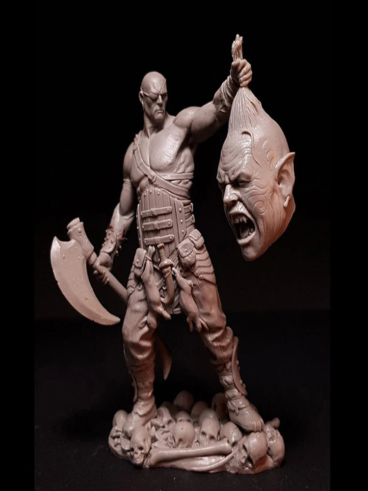 1/24 Ancient Warrior Officer, Resin Model Figure Kit, Unassembled and Unpainted