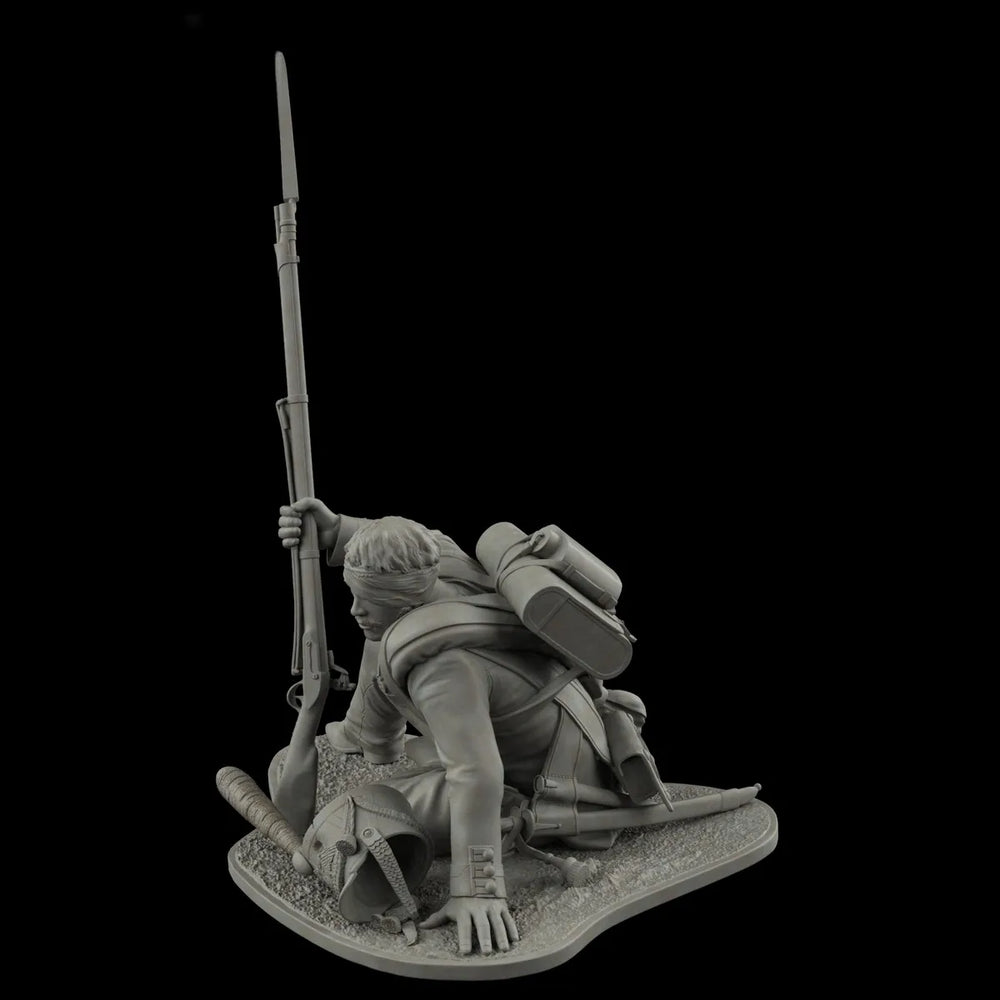 75mm Modern Lithuanian Guards NCO, 5 Figures, Resin Model Figure Kit, Unassembled and Unpainted