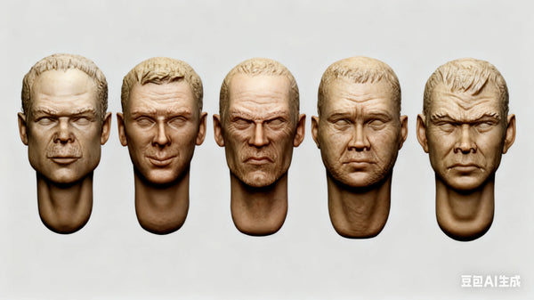 1/35 Modern Military Heads, 10 Figures, Resin Model Bust Kit, Unassembled and Unpainted