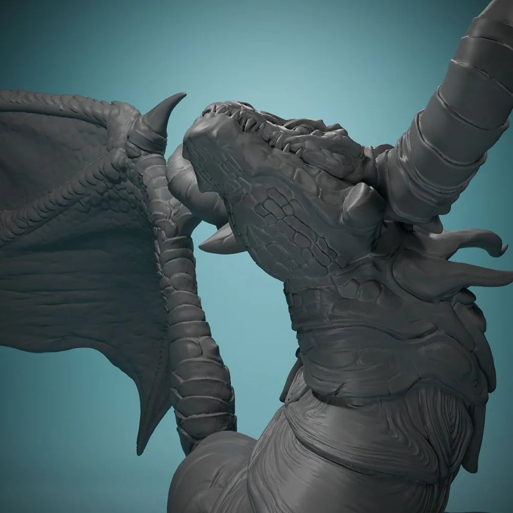 100mm Cloud Dragon, Resin Model Figure Kit, Fantasy Theme, Unassembled and Unpainted