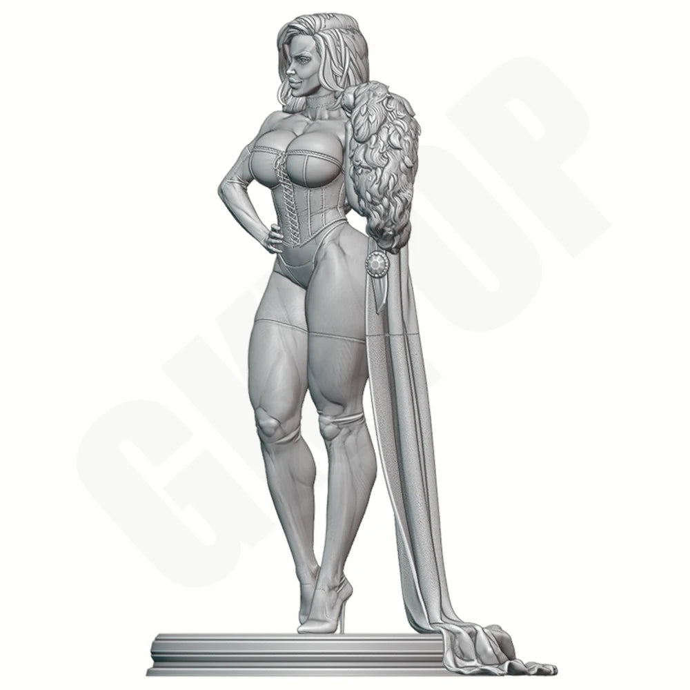 1/24 Winged Fantasy Queen, Resin Model Figure Kit, Unassembled and Unpainted