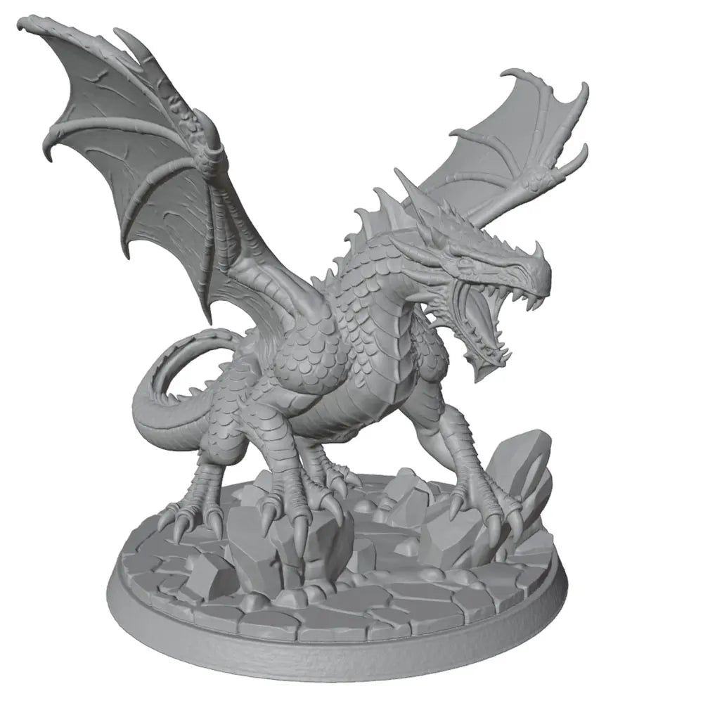 50mm Giant Dragon, Resin Model Figure Kit, Fantasy Theme, Unassembled and Unpainted