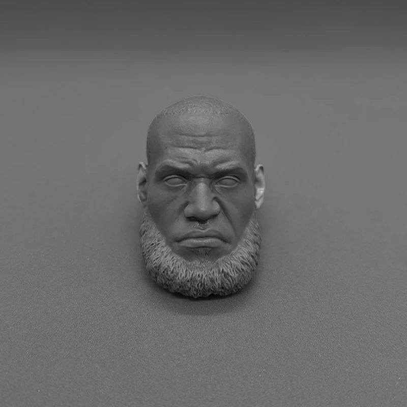 1/6 Basketball Player Head Sculptures, 6 Figures, Resin Model Bust Kit, Historical Theme, Unassembled and Unpainted