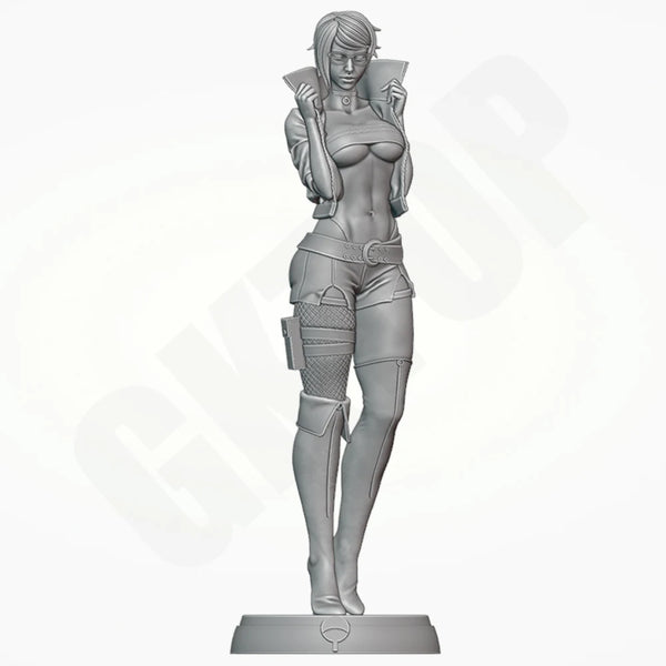 1/24 Tactical Soldier, Resin Model Figure Kit, Anime Theme, Unassembled and Unpainted