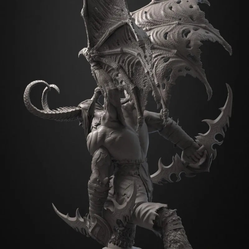 Demonic Female, Resin Model Figure Kit, Fantasy Theme, Unassembled and Unpainted