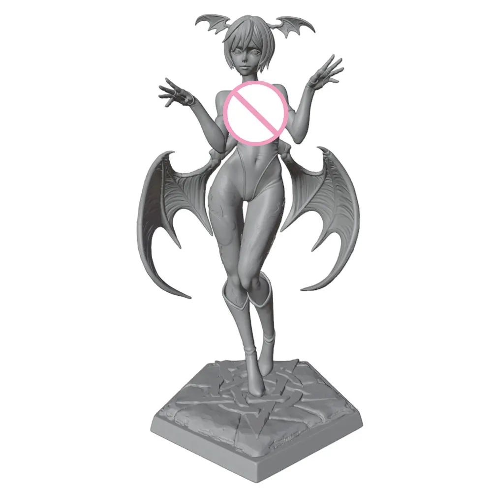 75mm Demon with Wings, Resin Model Figure Kit, Fantasy Theme, Unassembled and Unpainted