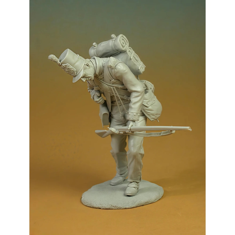75mm Napoleonic British Foot Guards Private 1809, Resin Model Figure Kit, Unassembled and Unpainted