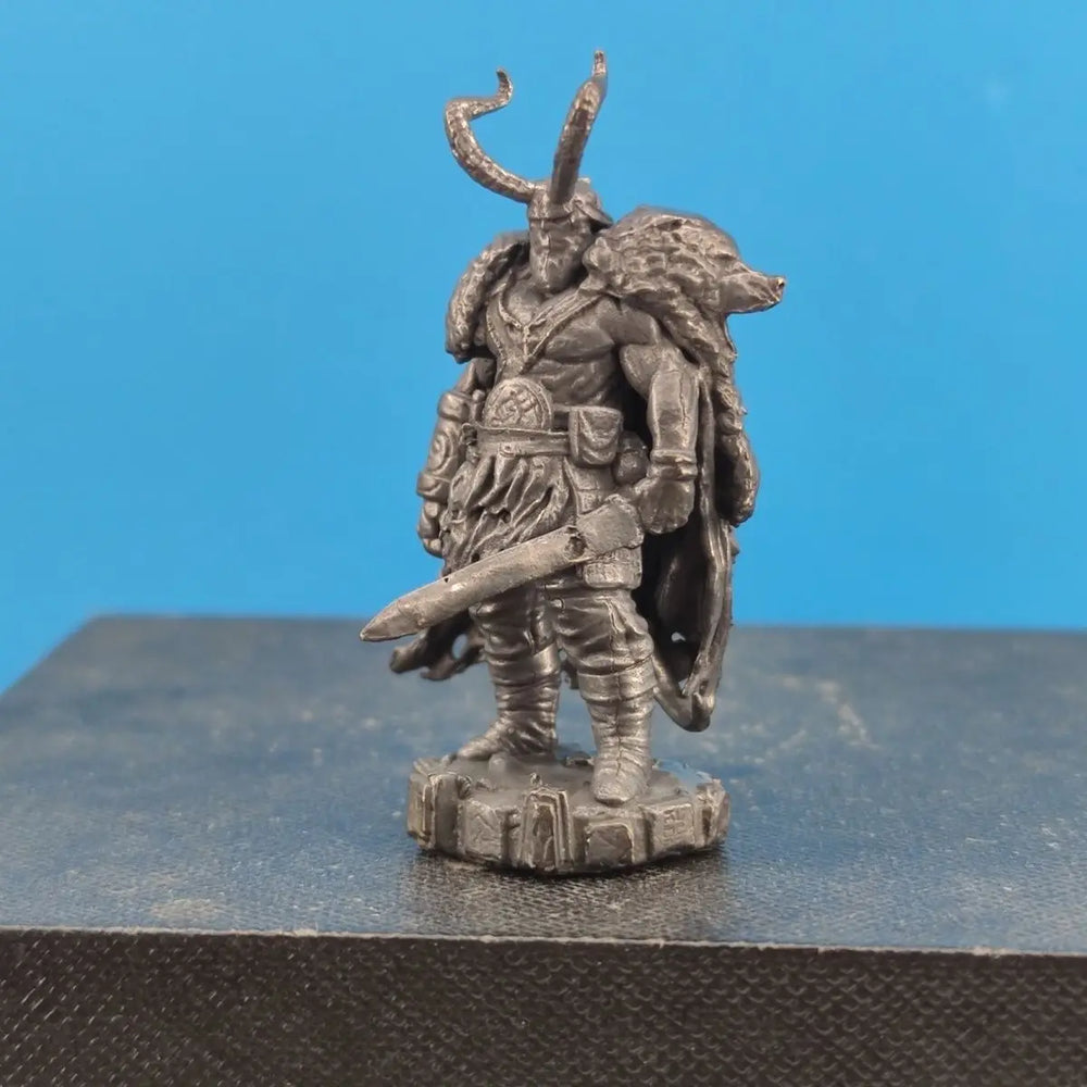 55mm Hell Baron Warrior, Resin Model Figure Kit, Fantasy Theme, Unassembled and Unpainted