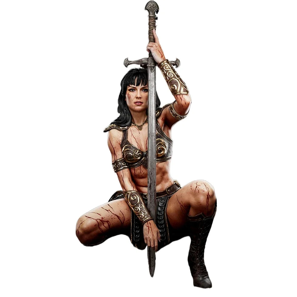 80mm Fantasy Female Warrior, Resin Model Figure Kit, Unassembled and Unpainted
