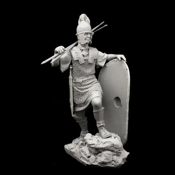75mm Ancient Roman Legion Soldier, Resin Model Figure Kit, Unassembled and Unpainted
