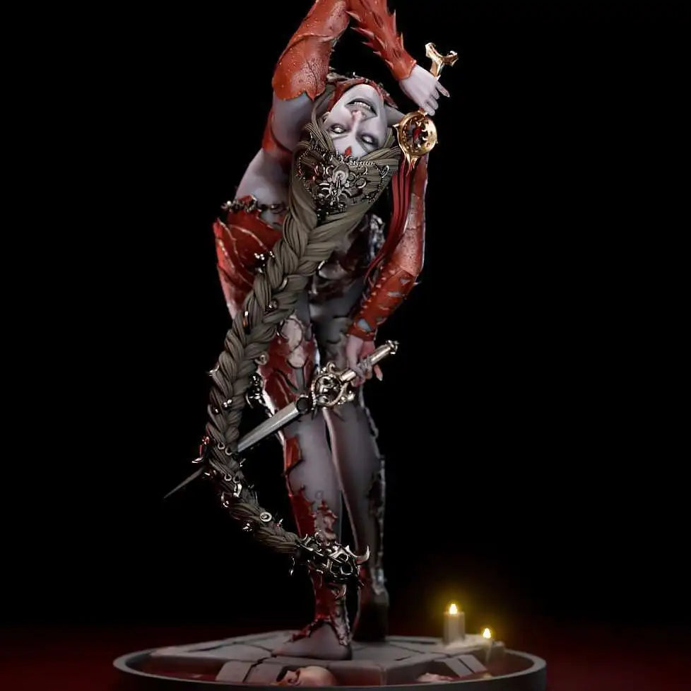 65mm Egyptian Ghost Mother, Resin Model Figure Kit, Fantasy Theme, Unassembled and Unpainted