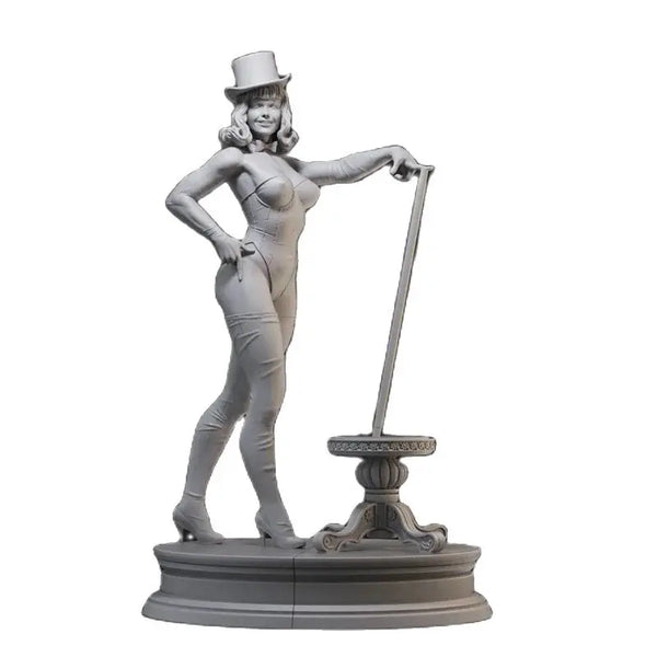 1/24 Bettie Page Pin-up, Resin Model Figure Kit, Unassembled and Unpainted