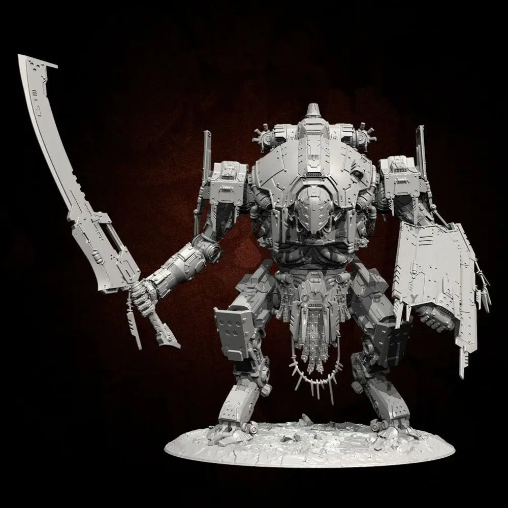 105mm Mechanical Planet Warrior, Resin Model Figure Kit, Sci-Fi Theme, Unassembled and Unpainted