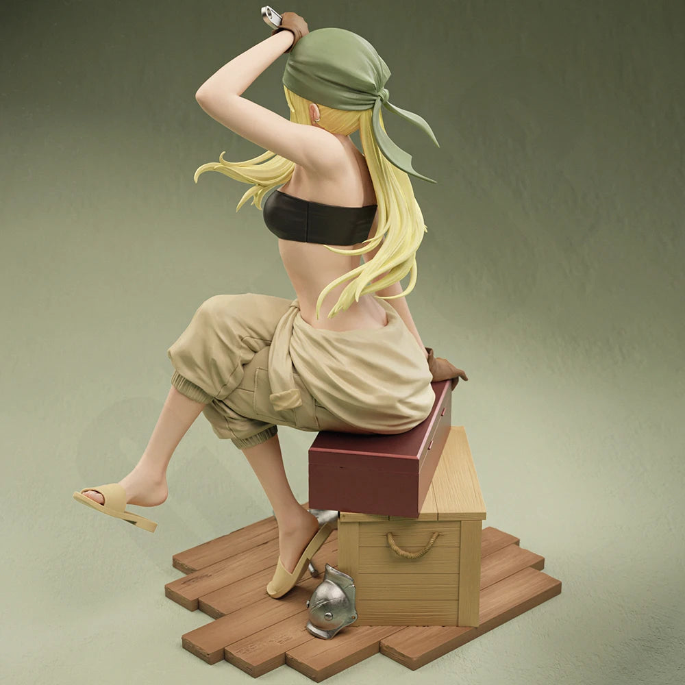 1/24 Modern Female Mechanic, Resin Model Figure Kit, Unassembled and Unpainted