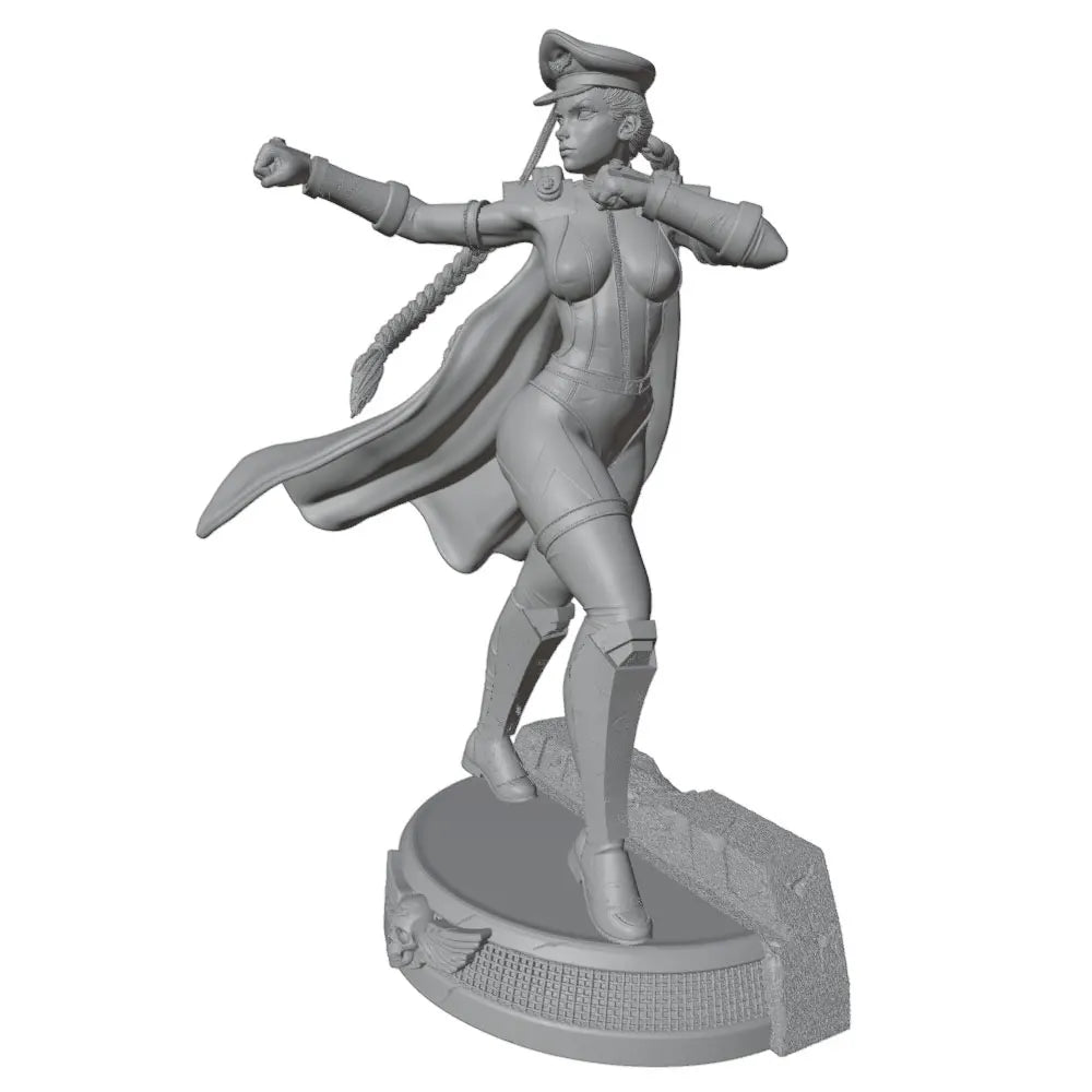 1/24 Female Action Hero, Resin Model Figure Kit, Unassembled and Unpainted