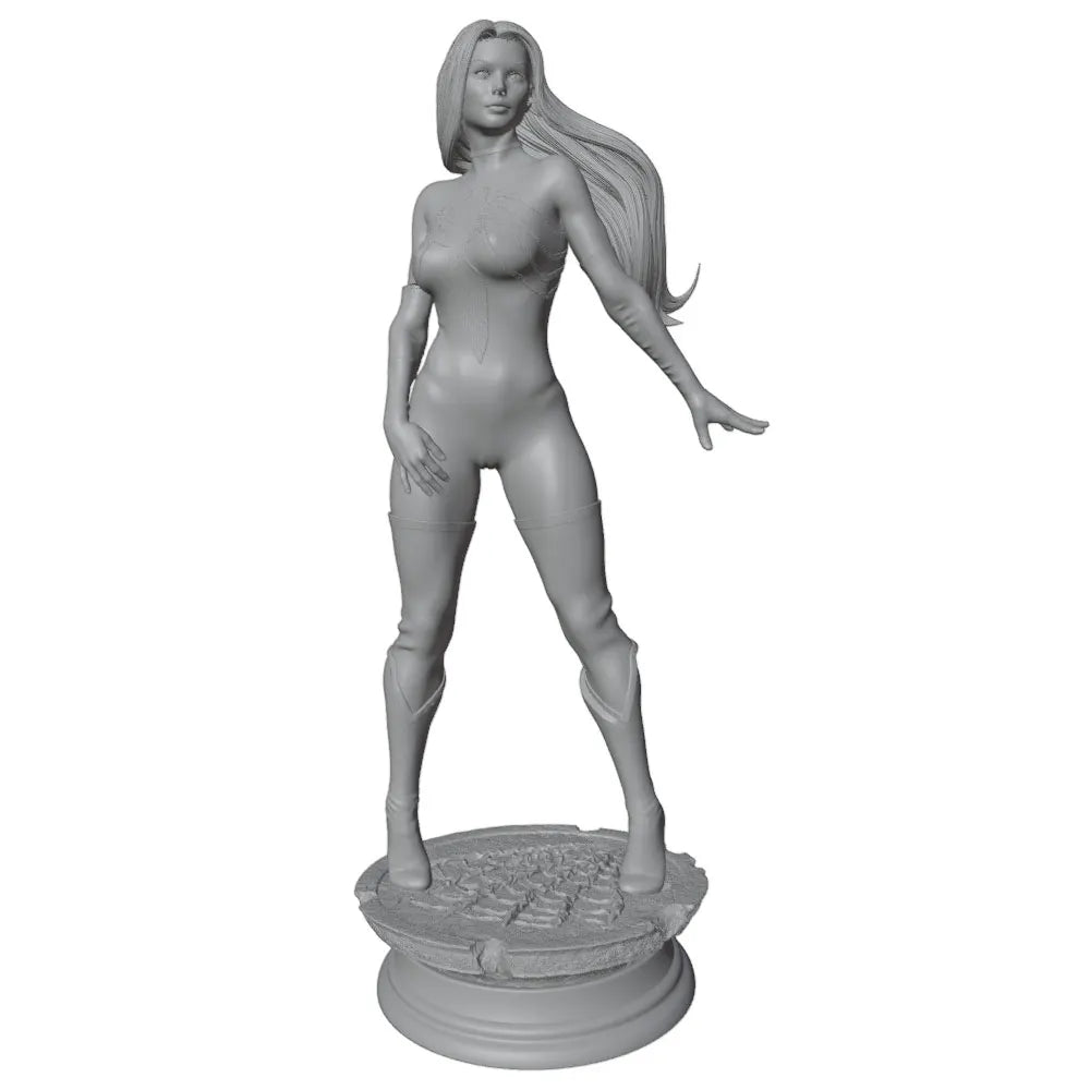 1/24 Fantasy Female Character, Resin Model Figure Kit, Anime Theme, Unassembled and Unpainted