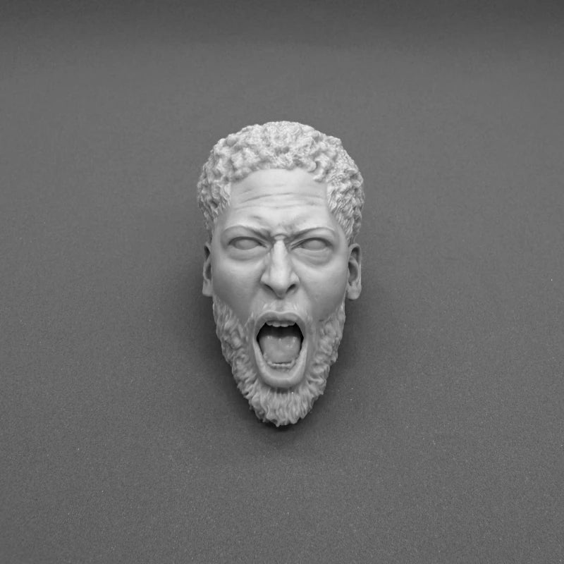 1/6 Basketball Player Head Sculptures, 6 Figures, Resin Model Bust Kit, Historical Theme, Unassembled and Unpainted