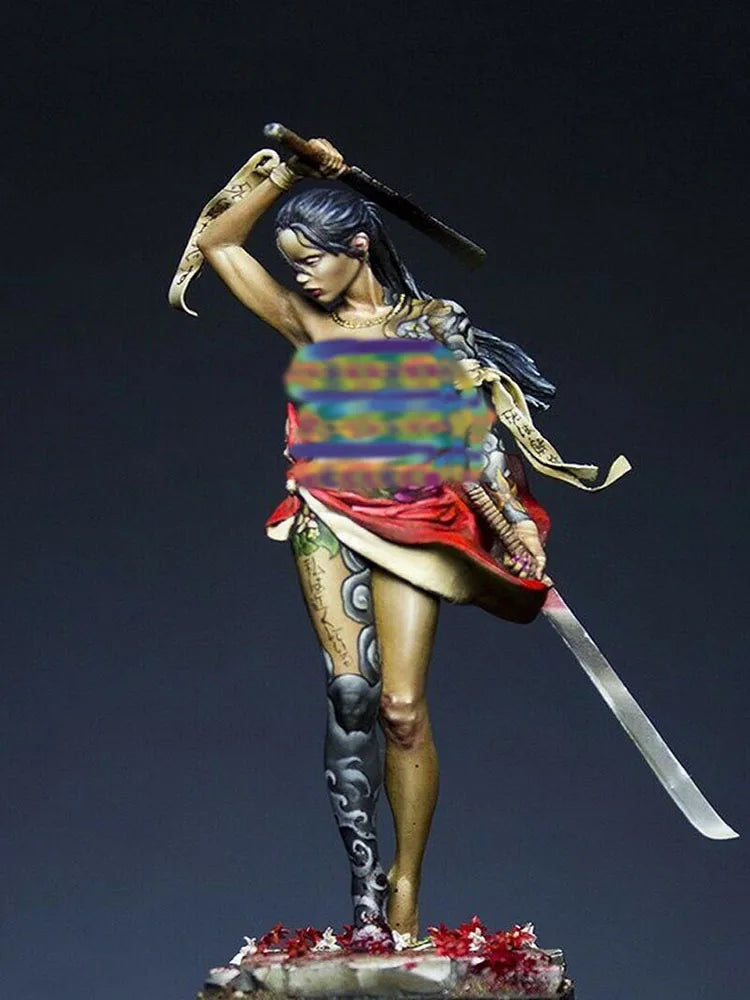 1/24 Death Maiden, Resin Model Figure Kit, Fantasy Theme, Unassembled and Unpainted