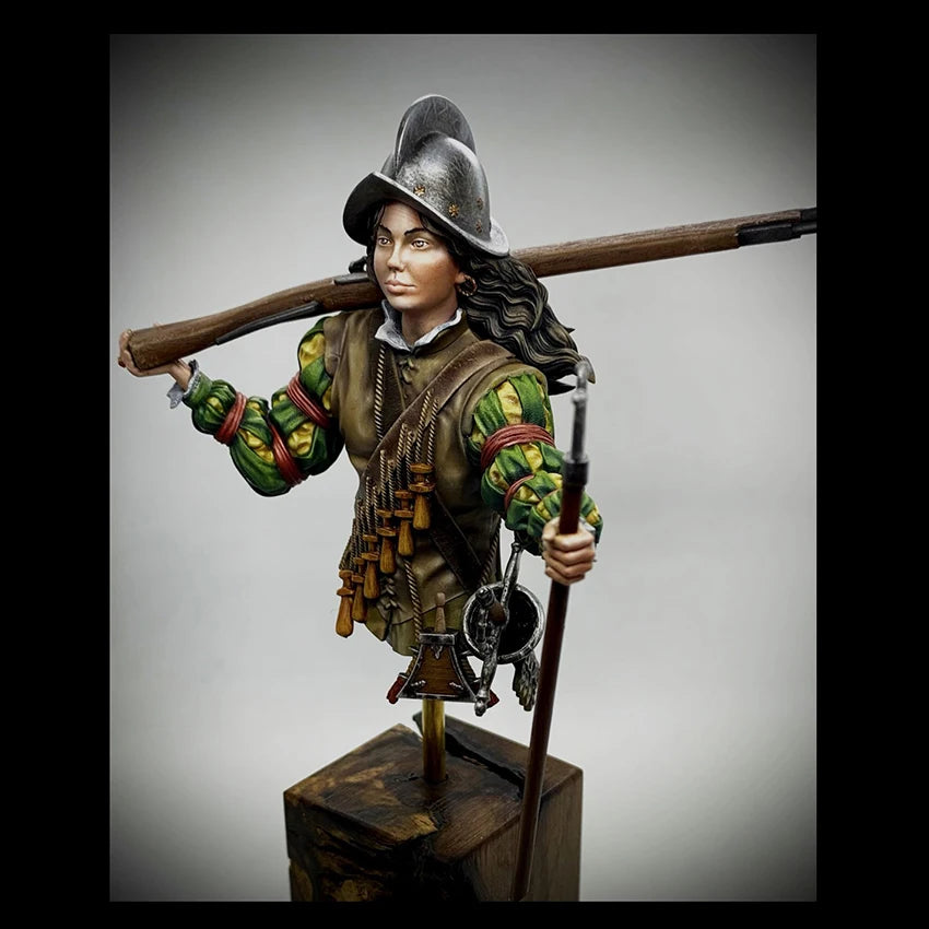 1/10 Japanese Kimono Female, Resin Model Bust Kit, Fantasy Theme, Unassembled and Unpainted