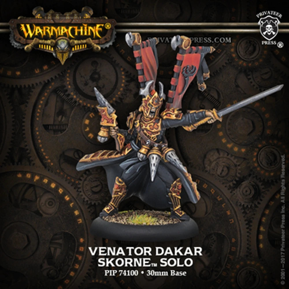30mm Skorne Venator Dakar, Resin Model Figure Kit, Fantasy Theme, Unassembled and Unpainted