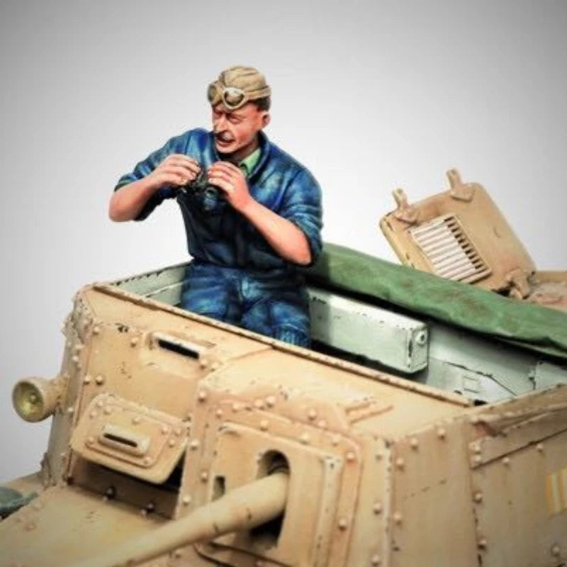 1/35 WWI Allied Tanker, Resin Model Figure Kit, Unassembled and Unpainted