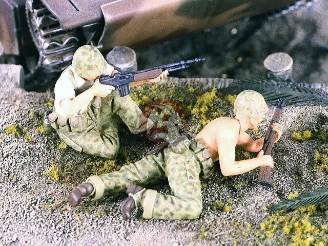 1/35 WWII US Army Pacific Soldier, Resin Model Figure Kit, Unassembled and Unpainted