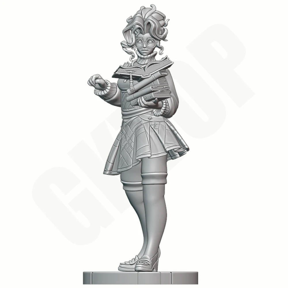 1/24 Belle Fashion Singer, Resin Model Figure Kit, Anime Theme, Unassembled and Unpainted