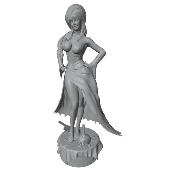 250mm Female Figurines, Resin Model Figure Kit, Fantasy Theme, Unassembled and Unpainted
