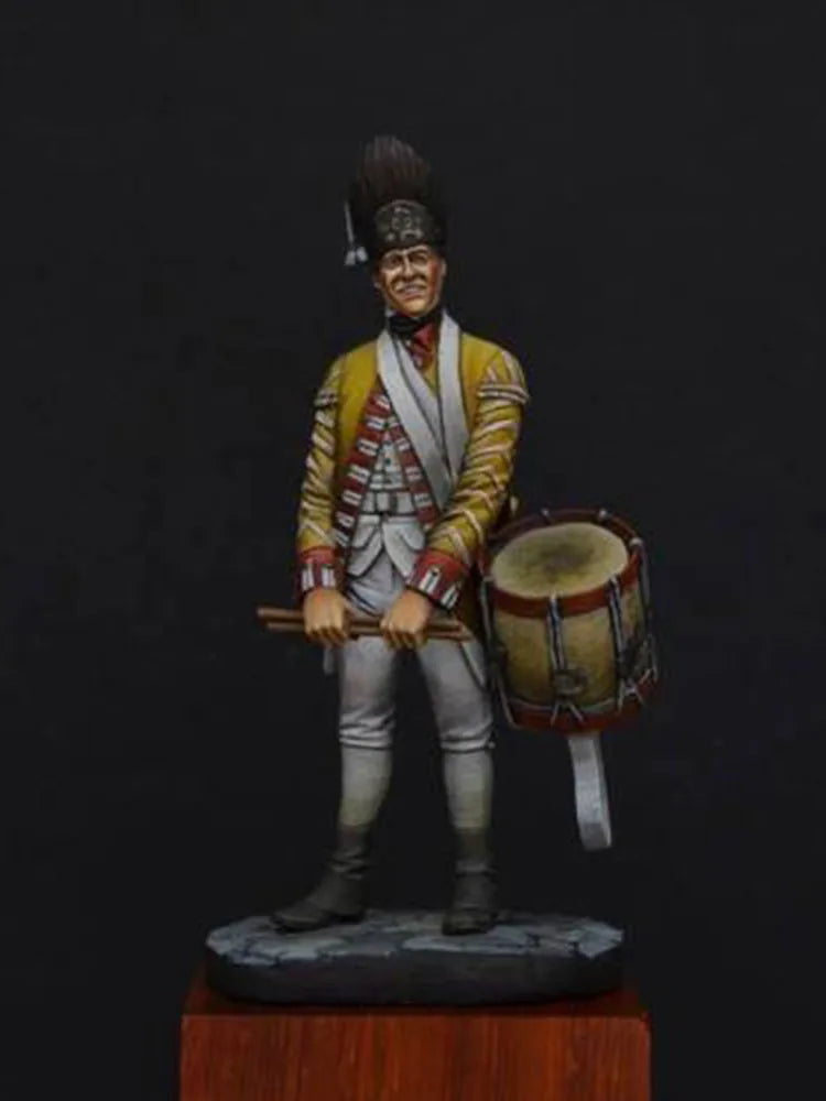 1/32 Napoleonic Drummer, Resin Model Figure Kit, Unassembled and Unpainted