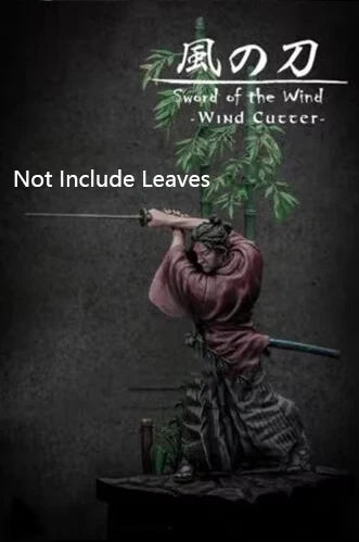 1/24 Samurai Warrior with Katana, Resin Model Figure Kit, Fantasy Theme, Unassembled and Unpainted