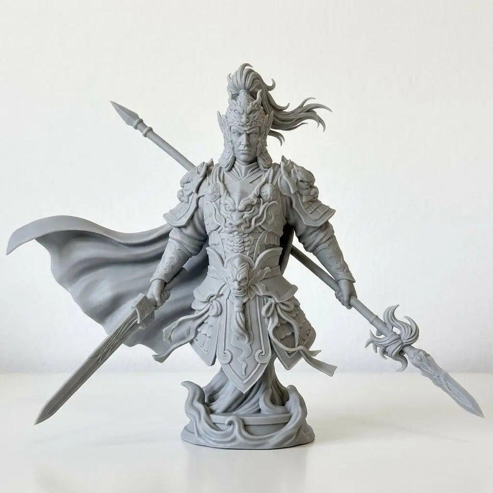 135mm Ancient Chinese Three Kingdoms Warriors, 6 Figures, Resin Model Bust Kit, Unassembled and Unpainted
