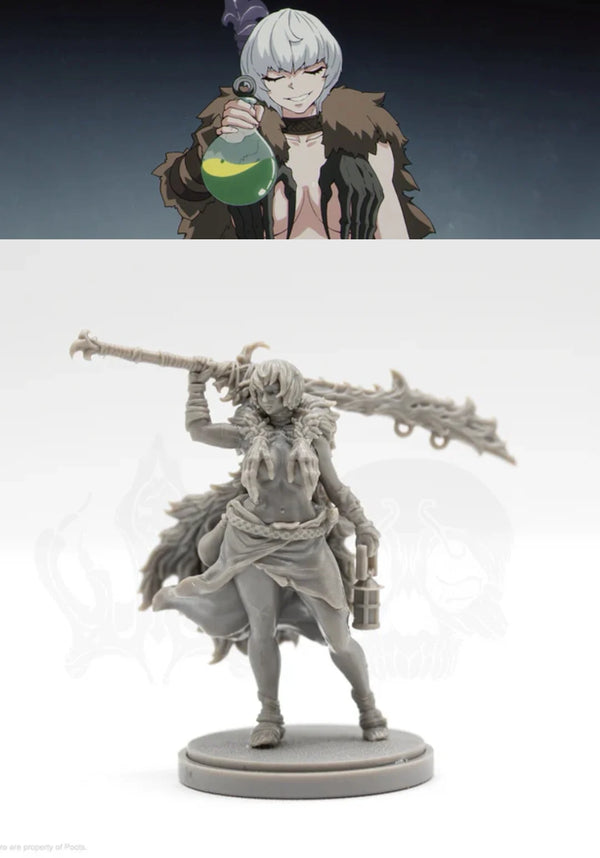 28mm Dark Fantasy Elf Warrior, Resin Model Figure Kit, Fantasy Theme, Unassembled and Unpainted