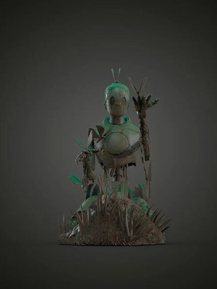 1/24 Modern Fantasy Soldier, Resin Model Figure Kit, Fantasy Theme, Unassembled and Unpainted