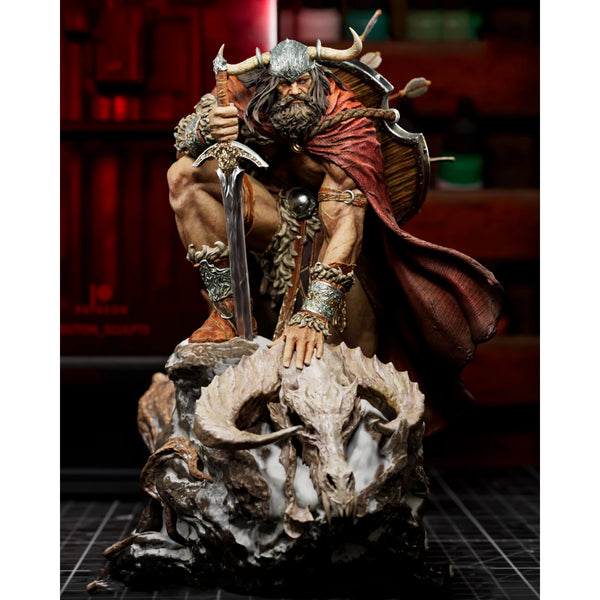 1/24 Dark Fantasy Hell Lord, Resin Model Figure Kit, Fantasy Theme, Unassembled and Unpainted