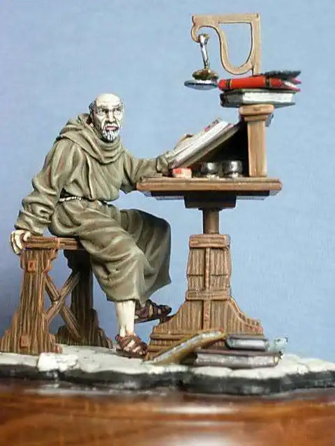 54mm Orcish Demon Monk, Resin Model Figure Kit, Fantasy Theme, Unassembled and Unpainted