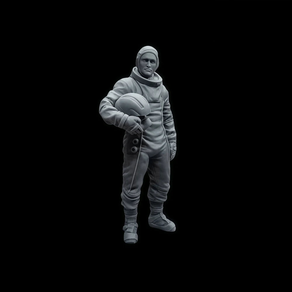 1/20 WWII Fighter Pilot, Resin Model Figure Kit, Unassembled and Unpainted