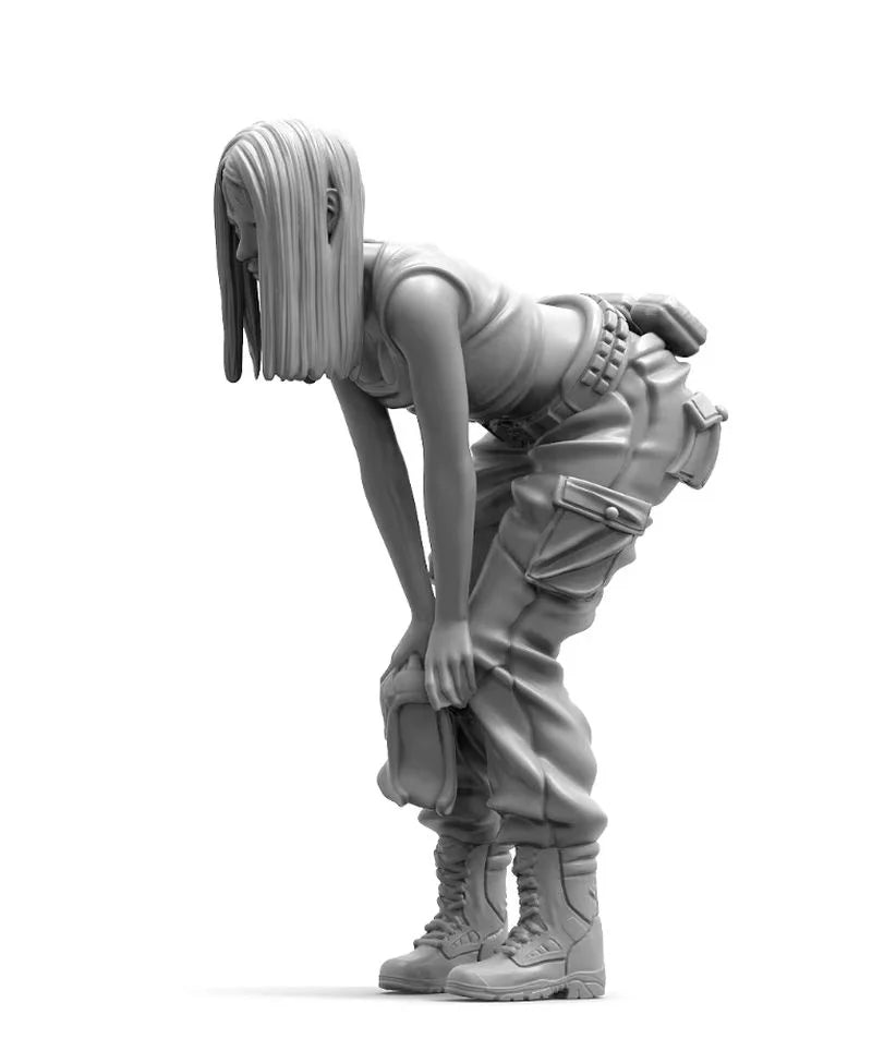 Modern Urbana Girl, Resin Model Figure Kit, Unassembled and Unpainted