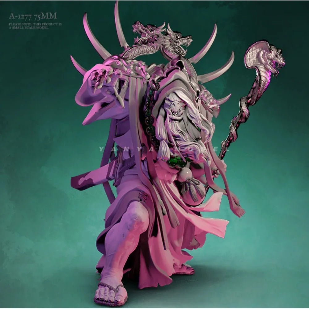 1/24 Orc Wizard, Resin Model Figure Kit, Fantasy Theme, Unassembled and Unpainted