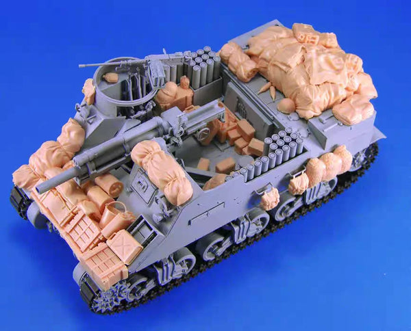 1/35 WWII M7 Stowage & Cargo Equipment, Resin Model Accessory Kit, Unpainted