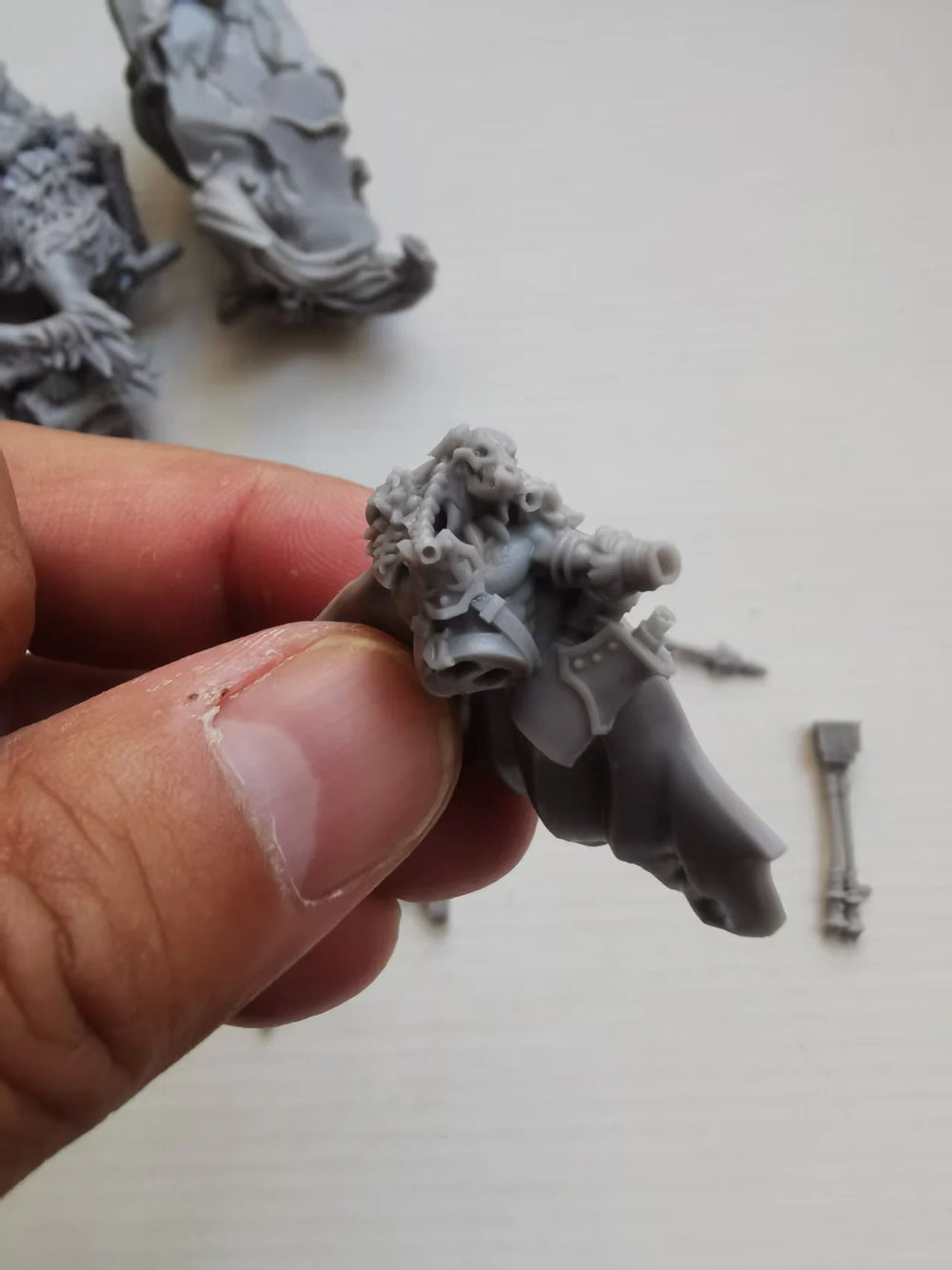 28mm Umbrey Lord of the Hunt, Resin Model Figure Kit, Fantasy Theme, Unassembled and Unpainted