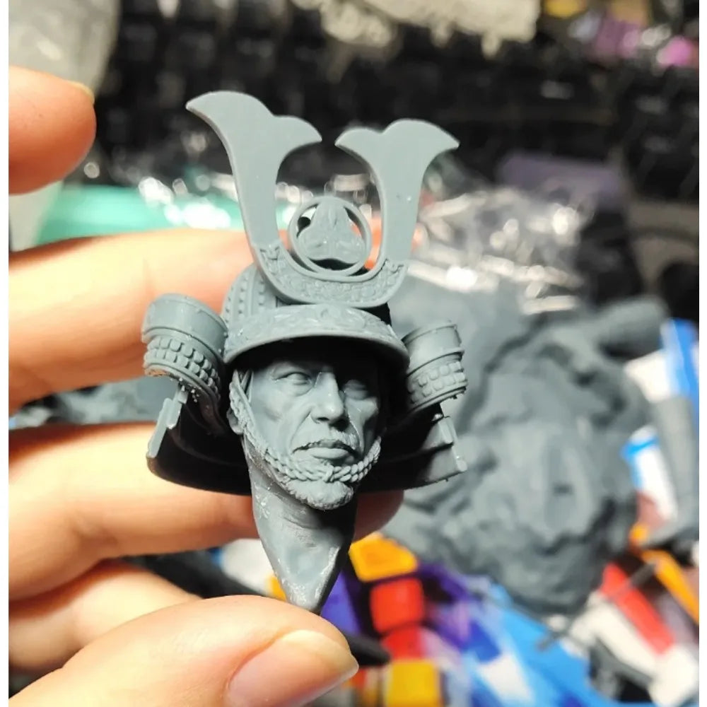 Medieval Samurai Warrior, Resin Model Figure Kit, Unassembled and Unpainted